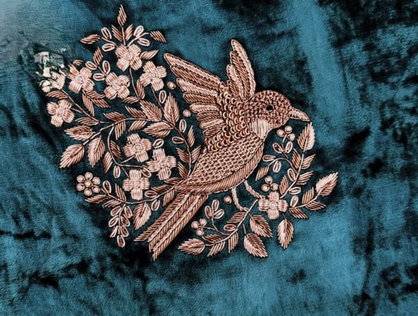Neel Pakshi Velvet Cape