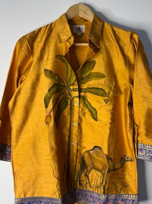 The Desert Tale — a journey through golden sands, painted in timeless art.