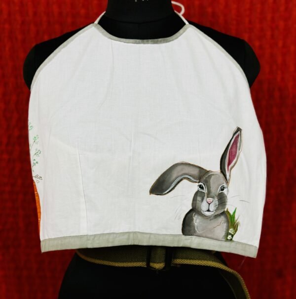 Bunny Halter Neck Cotton Crop Top
