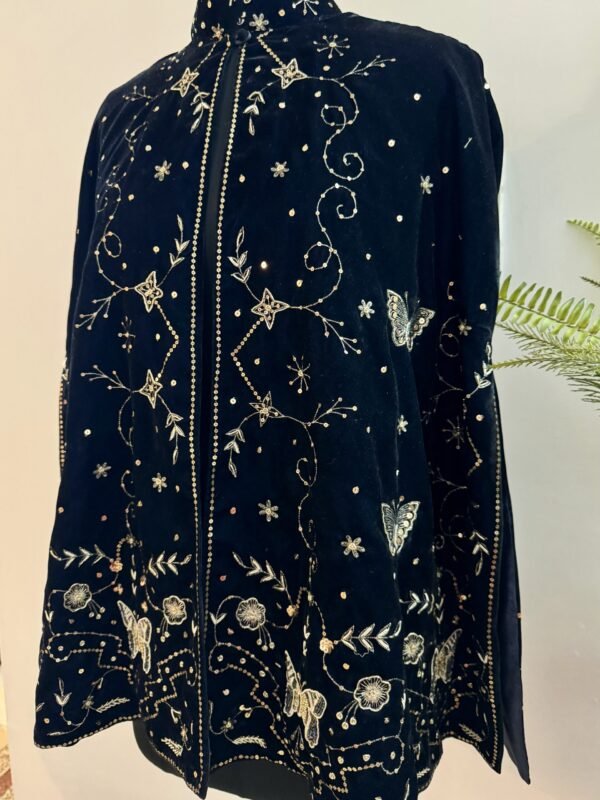 Celestial Papillon Velvet Cape