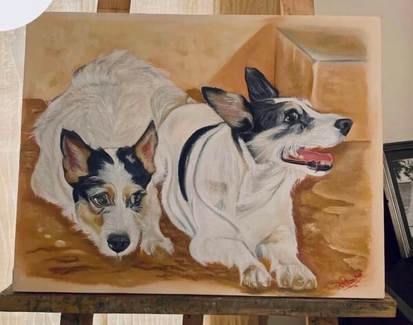 Forever in Frame: Bespoke Pet Portraits in Oil/ Acrylic